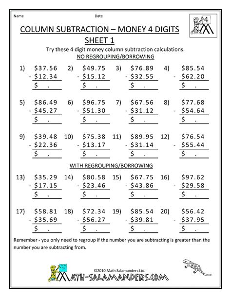 Maths Worksheet For Class 4 Math Grade Worksheets Printable