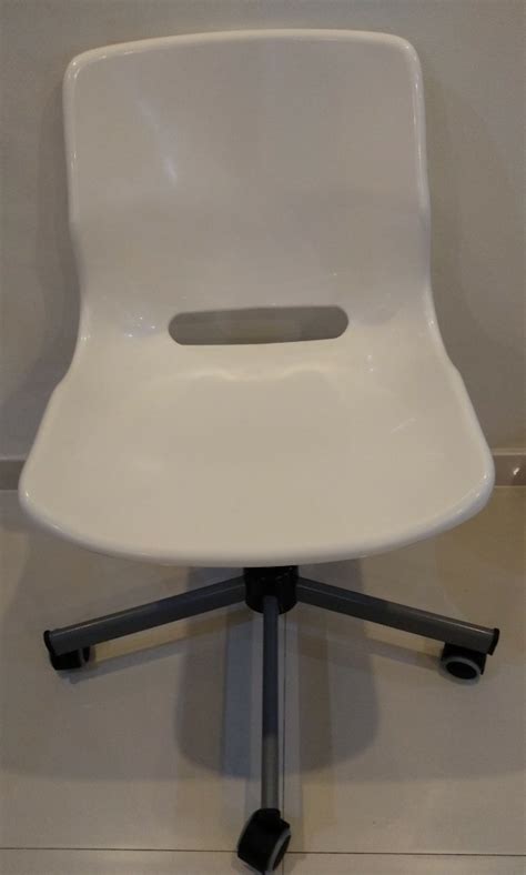 Ikea Snille White Swivel Chair Furniture Tables Chairs On Carousell