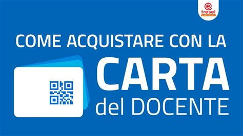 Come Acquistare Con La CARTA DEL DOCENTE Istruzioni In Pochi Semplici