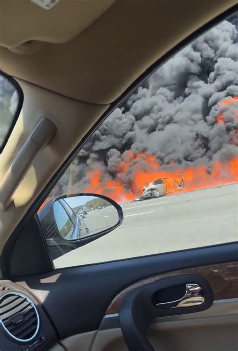 One Dead In Fiery Fuel Tanker Crash On On Gold Star Bridge In Connecticut