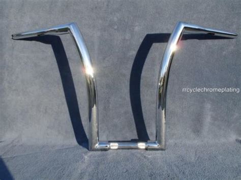 Chrome Dna Monster Ape Hanger Bars Fat Harley Handlebars