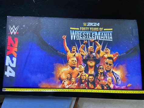 WWE 2K24 Playstation Xbox 40 Years Of Wrestlemania Cody Rhodes Banner