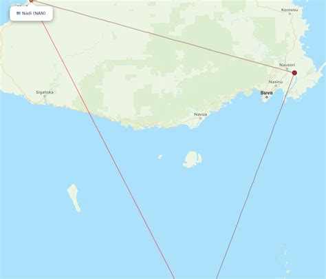 All Flight Routes From Nadi To Kandavu Nan To Kdv Flight Routes