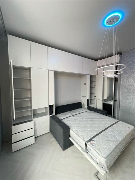 Шкаф кровать с диваном 3в1 | Шкаф-кровать, Квартирные идеи, Дизайн