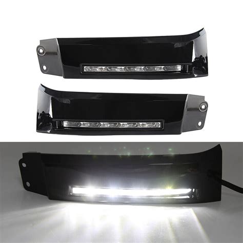 DRL LED Front Bumper Daytime Running Light Fog Lamp For Toyota Tundra