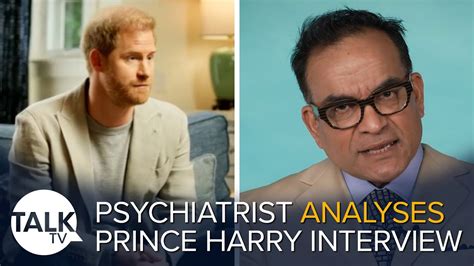 Psychiatrist Analyses Prince Harry S Interview With Toxic Trauma