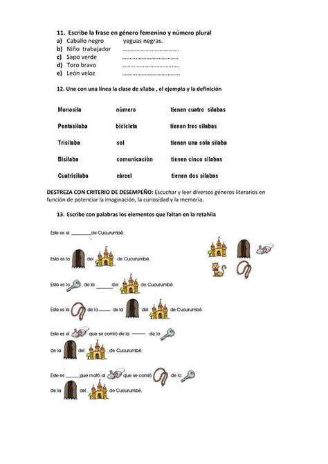 Evaluaciones Lengua Er A O Completo Pdf