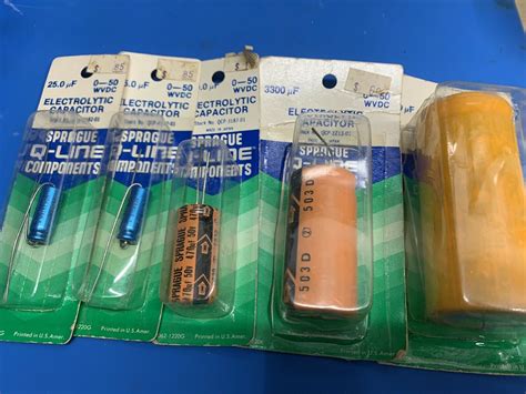 NOS – SPRAGUE – 450V – AXIAL – VINTAGE CAPACITORS – HomeLabSupply