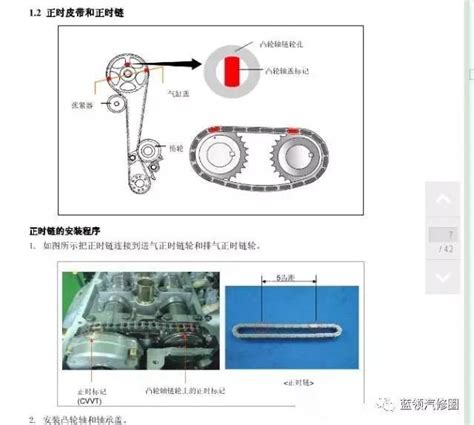 狮跑正时对点图狮跑正时皮带记号图老途胜20正时安装图大山谷图库