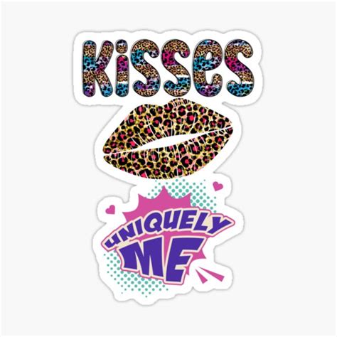 Kisses Uniquely Me Sticker For Sale By Fati Butterfly Redbubble