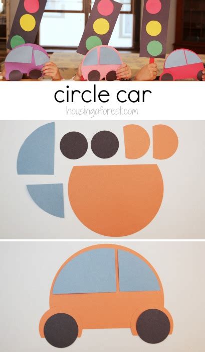 circle car housing  forest