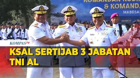 Momen KSAL Pimpin Sertijab Dankodiklatal Gubernur AAL Dan