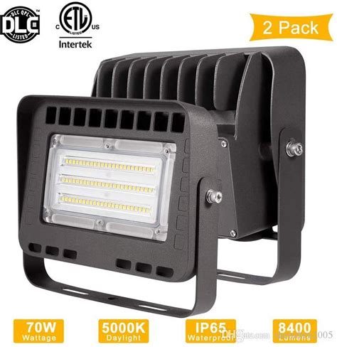 De 2 Projecteurs LED 70 W 8 400 Lm Lumière Du Jour 5 000 K Étanche