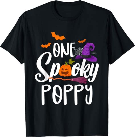 Hot Trending Tee With One Spooky Poppy Pumpkin Halowen Dad Grandpa Walmart