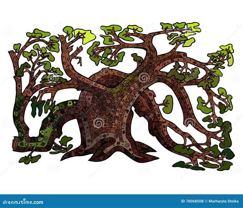 Tree Vector Tree Zen Tangle Zen Doodle Tree Coloring Tree Tattoo