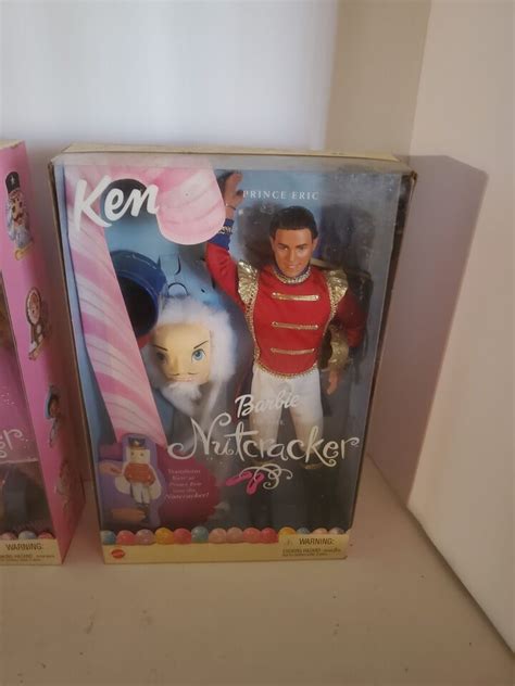 Sugarplum Princess Barbie Doll Prince Eric Ken Nutcracker Ballet Lot