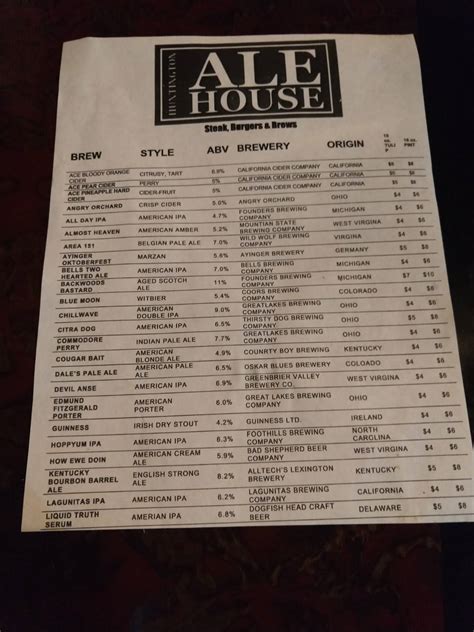 ale house menu 8