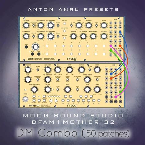 Moog DFAM Presets Soundsets Soundbanks Sounds Sound Packs