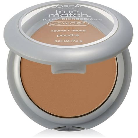 L Oreal Paris True Match Super Blendable Oil Free Makeup Powder True Beige 0 33 Oz Walmart