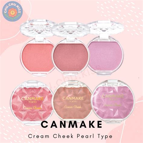 Canmake Cream Cheek Pearl Type P05 Blush Color From Japan Shopee Malaysia