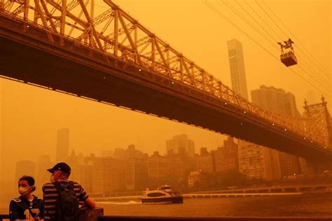 Nueva York Se Ti E De Naranja Por Incendios En Canad