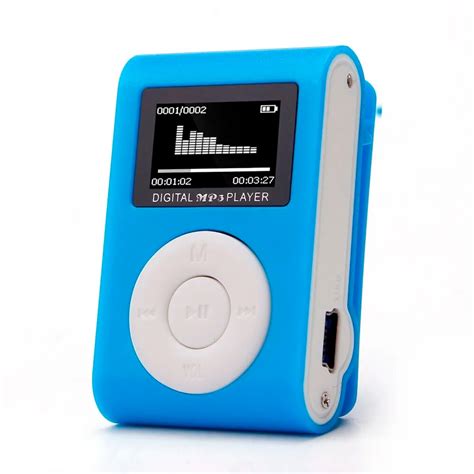 Heyf Fashion Mini Mp3 Usb Clip Mp3 Player Lcd Screen Support 32gb Micro