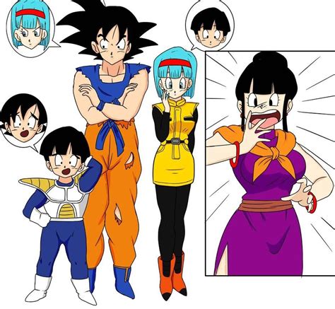 Goku Bulma Gohan Body Swap By Ginyu On Deviantart Anime Dragon