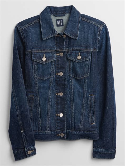 Icon Denim Jacket With Washwell Gap Factory