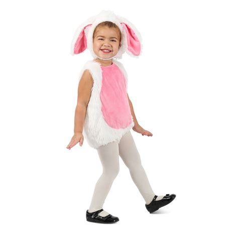 Halloween Toddler Pink & White Bunny Costume - Walmart.com - Walmart.com