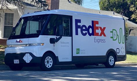 Electric FedEx van. Is it made by Ford? : r/electricvehicles