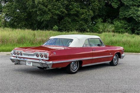 1963 Chevrolet Impala Convertible Super Sport SS Roman Red - Classic Chevrolet Impala ...