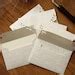 25 Mini Envelopes With Blank Cards Parchment Natural Paper Wedding