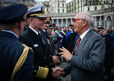 DVIDS - Images - Commander of NAVEUR-NAVAF attends Italy’s National Unity and Armed Forces Day ...