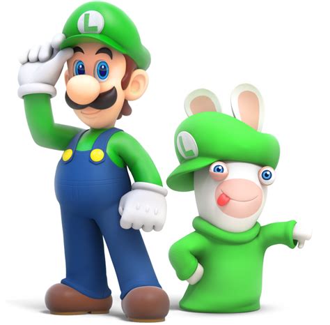 Download Mario Rabbids Kingdom Battle Review Mario And Rabbids Luigi Full Size Png Image