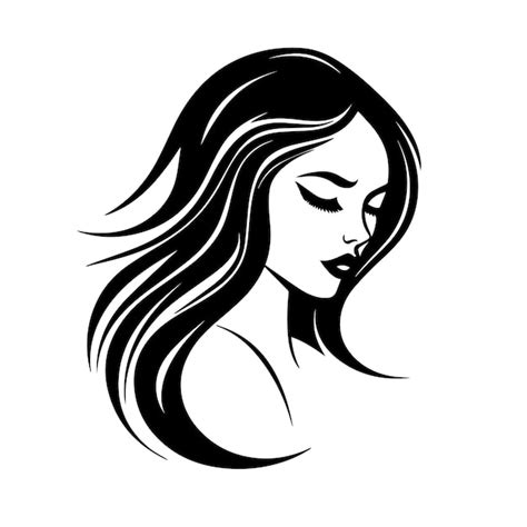 Premium Vector Beauty Face Vector Illustration Vector Logo Design For Beauty Salon Or Hair