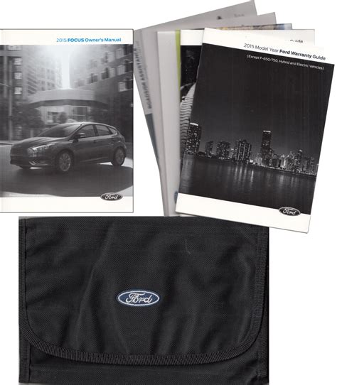 2015 Ford Focus Owner's Manual Original With Case and Pamphlets