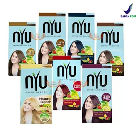 Jual Nyu Creme Hair Colour Pewarna Rambut Cat Bleaching Rambut