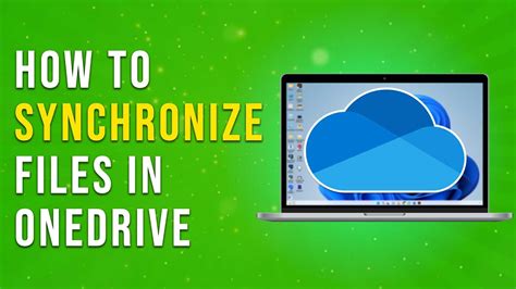 How To Synchronize Files In OneDrive YouTube