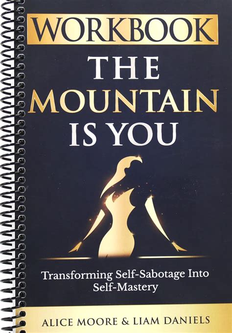 Workbook The Mountain Is You By Brianna Wiest Transforming Self