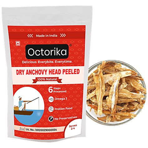 Buy Octorika Head Peeled Dry Anchovy Nutritious Protein Rich Online