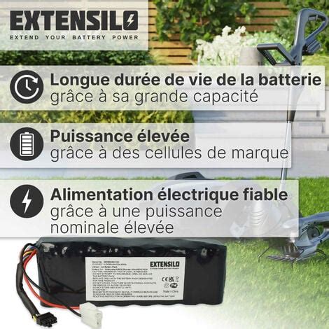 Extensilo Batterie Remplacement Pour Bat A Bat C Bat B