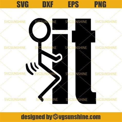 Fuck It SVG Fuck You SVG F It SVG DXF EPS PNG Cutting File For Cricut Sunshine