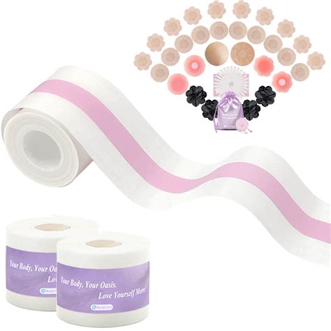 Ubodyoasis Boob Tape Set Boobytape For Breast Lift And Nipple Covers For Women Instant