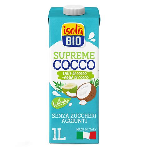 Bevanda vegetale cocco supreme ISOLA BIO Agricoltura biologica NaturaSì