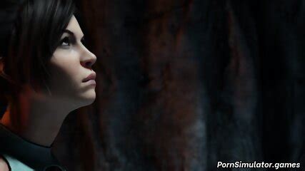 3D Lara Croft Lesbian Pussy Licking