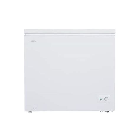 Danby Garage Ready 7 0 Cu Ft Manual Defrost Chest Freezer In White Dcf070b1wm The Home Depot