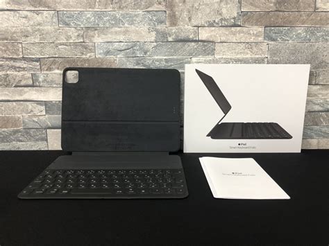 Apple アップル Ipad Smart Keyboard Folio Japanese Designed A2038 Mxnk2j A ブラック 日本語 キーボード ケース 現状品