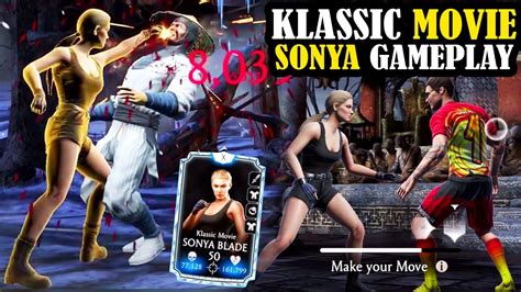 MK Mobile Klassic Movie Sonya Blade Gameplay And First Impression Is