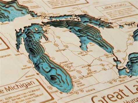 Custom D Wood Lake Maps X By Lake Art The Grommet Lake Art