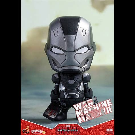 Hot Toys Captain America Civil War Team Iron Man Cosbaby Bobble Head Collectible Set